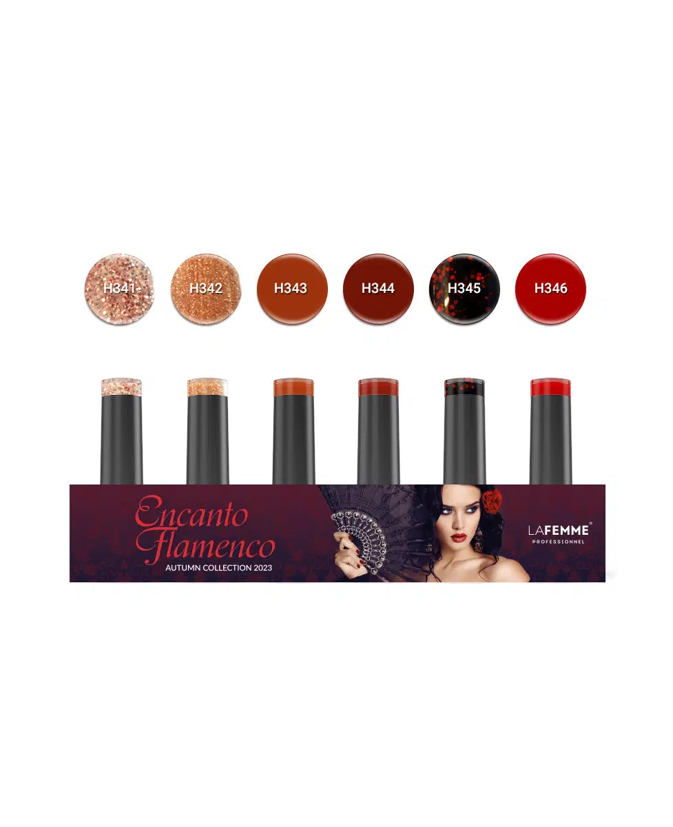 La Femme Gel Polish Collection Encanto Flamenco
