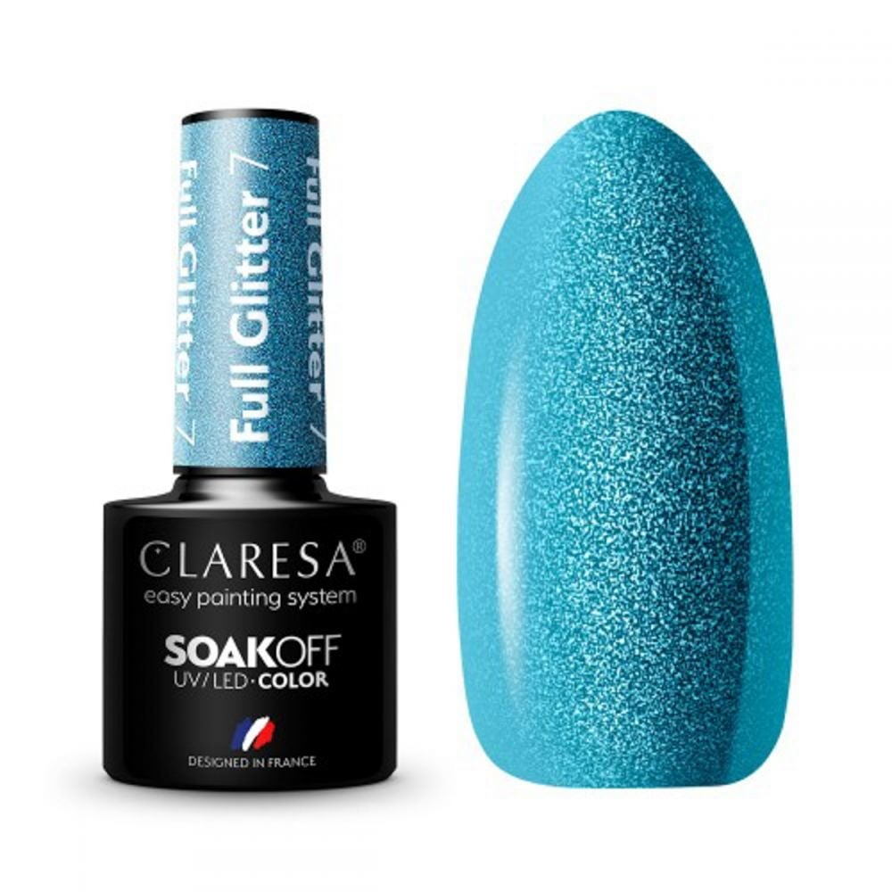 Claresa Gel Polish Full Glitter 7 -5G -