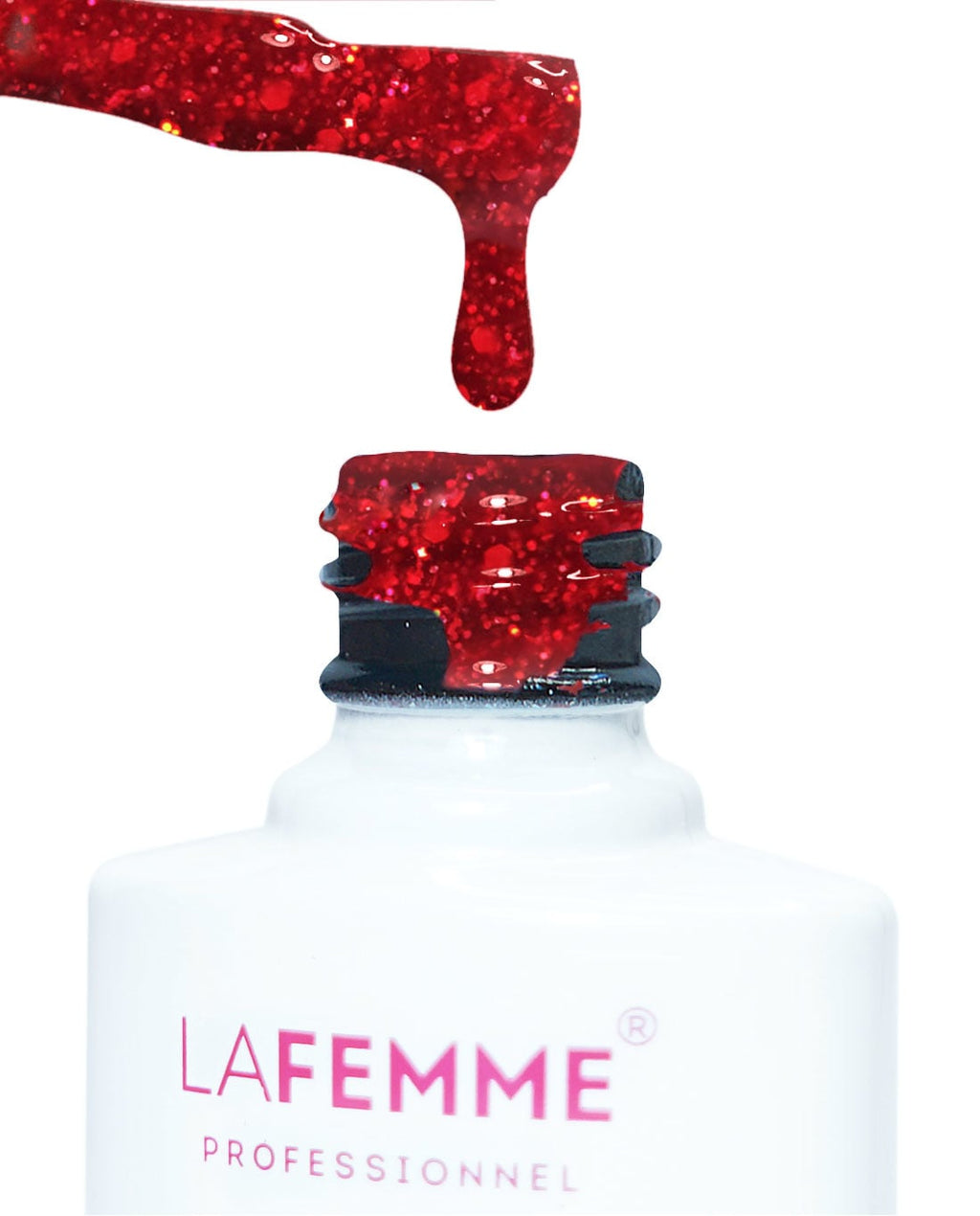 La Femme Gel Polish Glowly Red/ H268