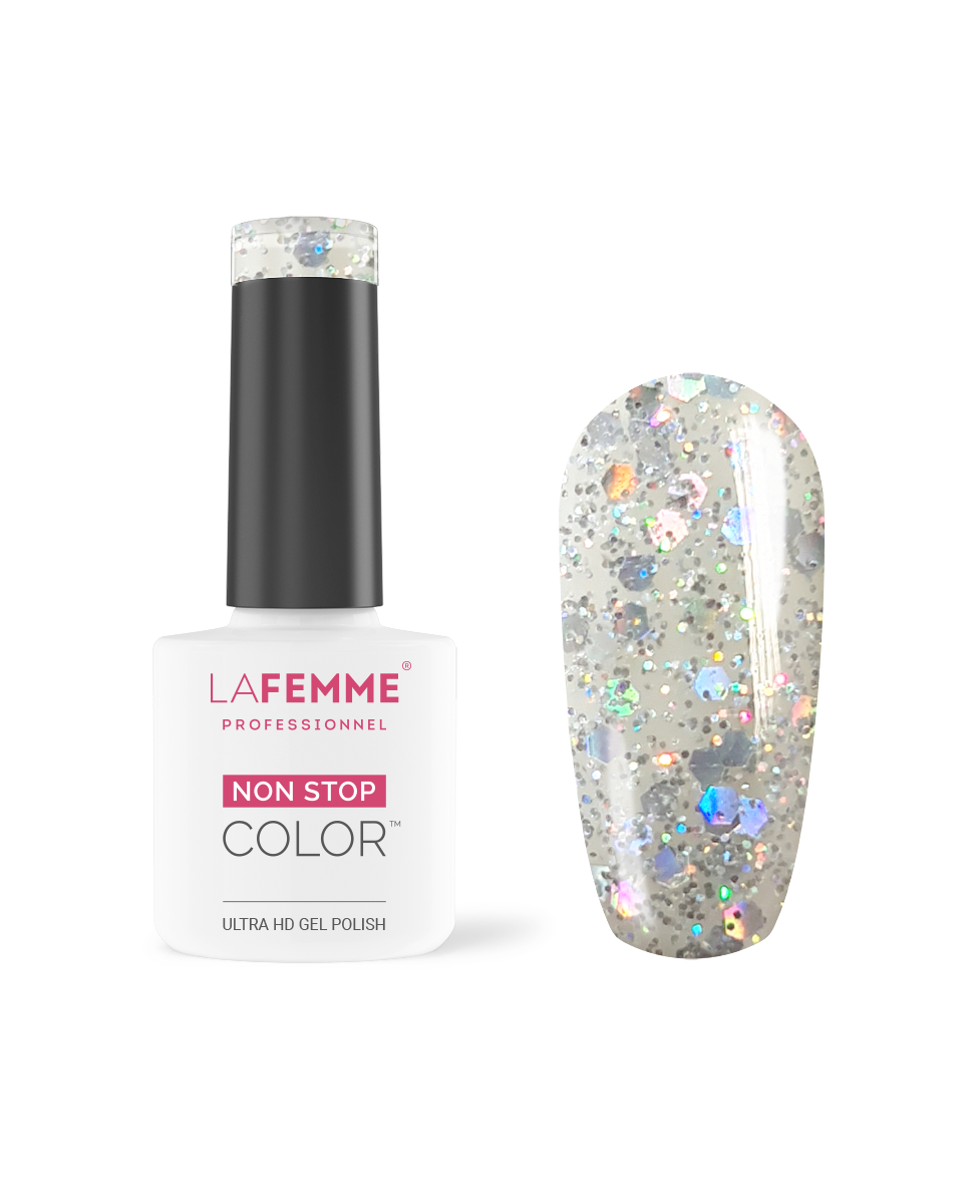 La Femme Gel Polish Hopeful White/ H270
