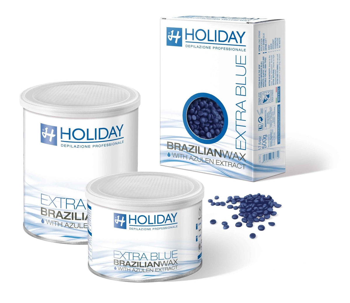 Holiday Brazilian Wax Extra Blue - Professioneel