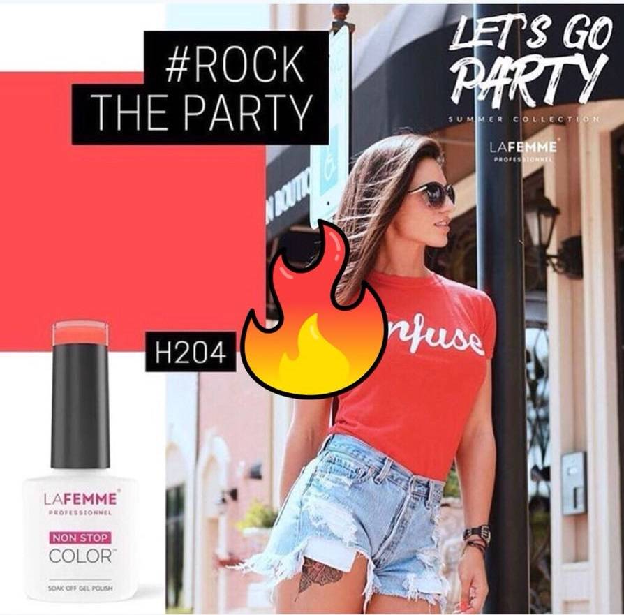 La Femme Gel Polish Rock The Party / H204