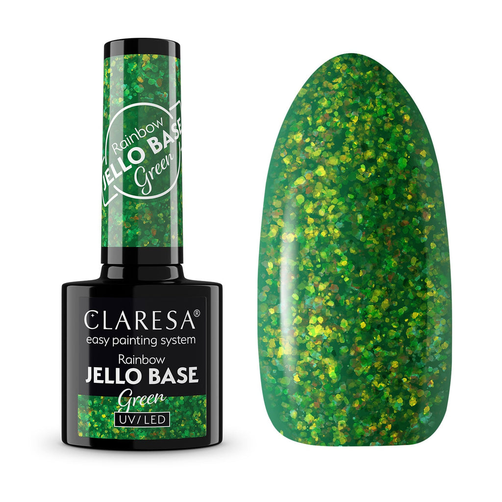 Claresa Gel Polish Rainbow Jello Base Coat Green