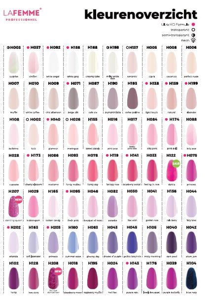 La Femme Gel Polish Salonset