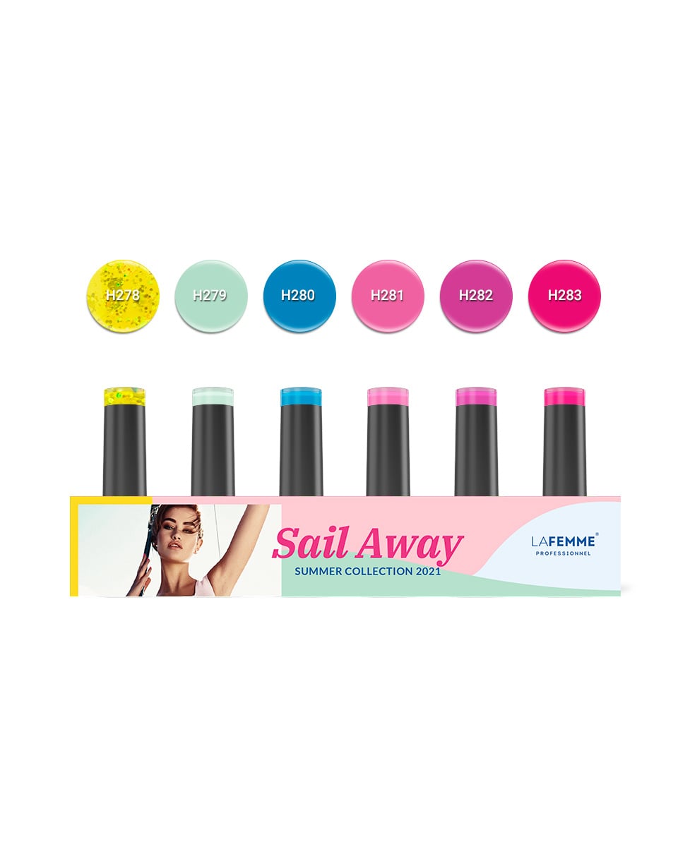 La Femme Gel Polish Sail Away Summer Collection
