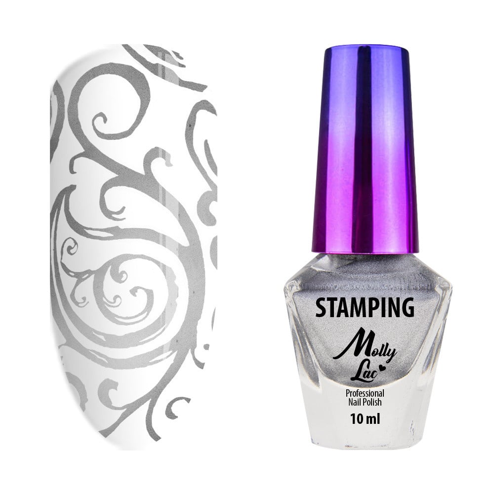 Molly Zilverstempel En Stempellak 10Ml Nr. 3
