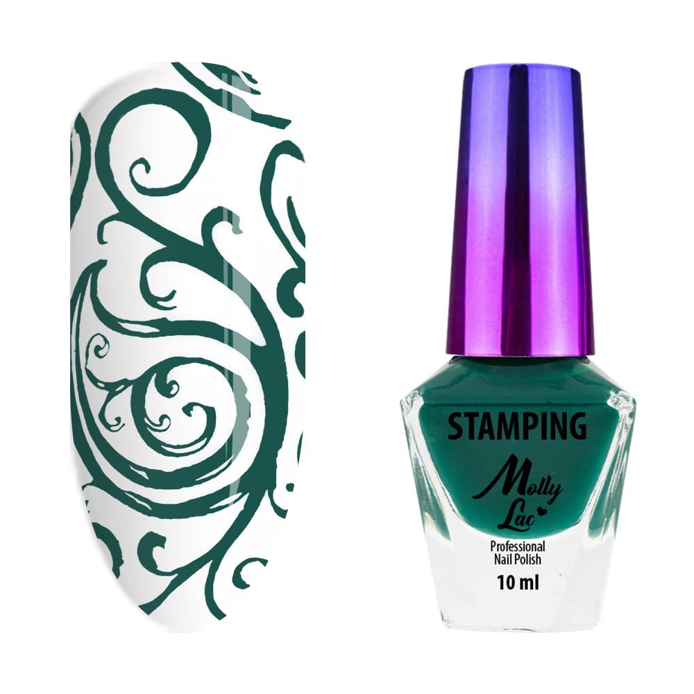 Molly Stempel- En Stempellak Groen 10Ml Nr. 8