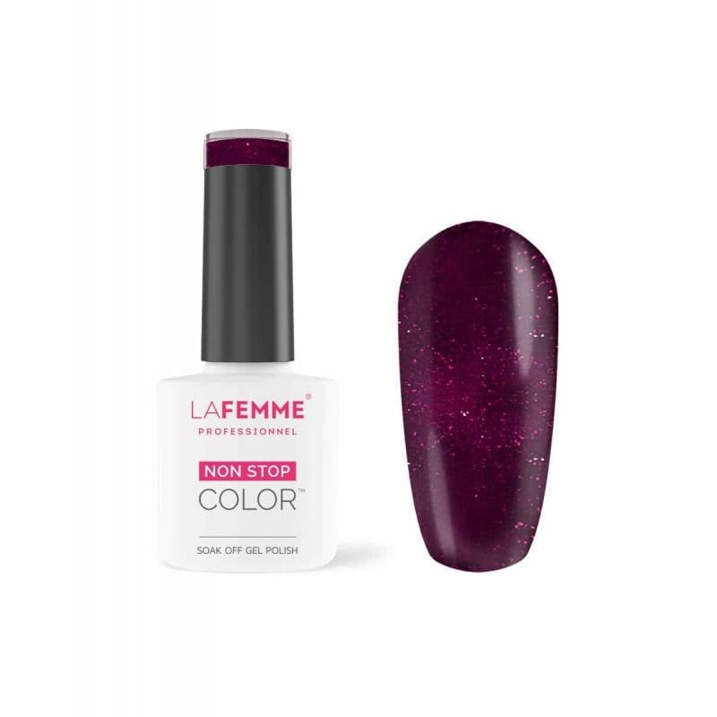 La Femme UV&LED hybride nagellak 8 g - H113 Burgundy Glow