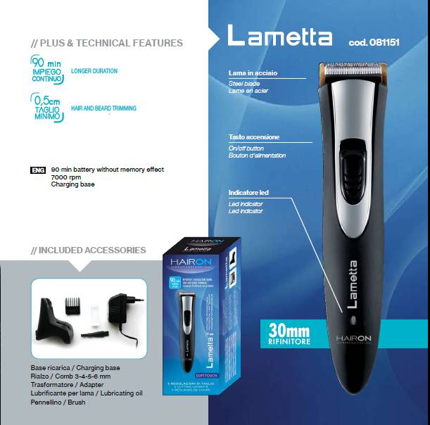 HairOn Baard Trimmer Lametta Emerald