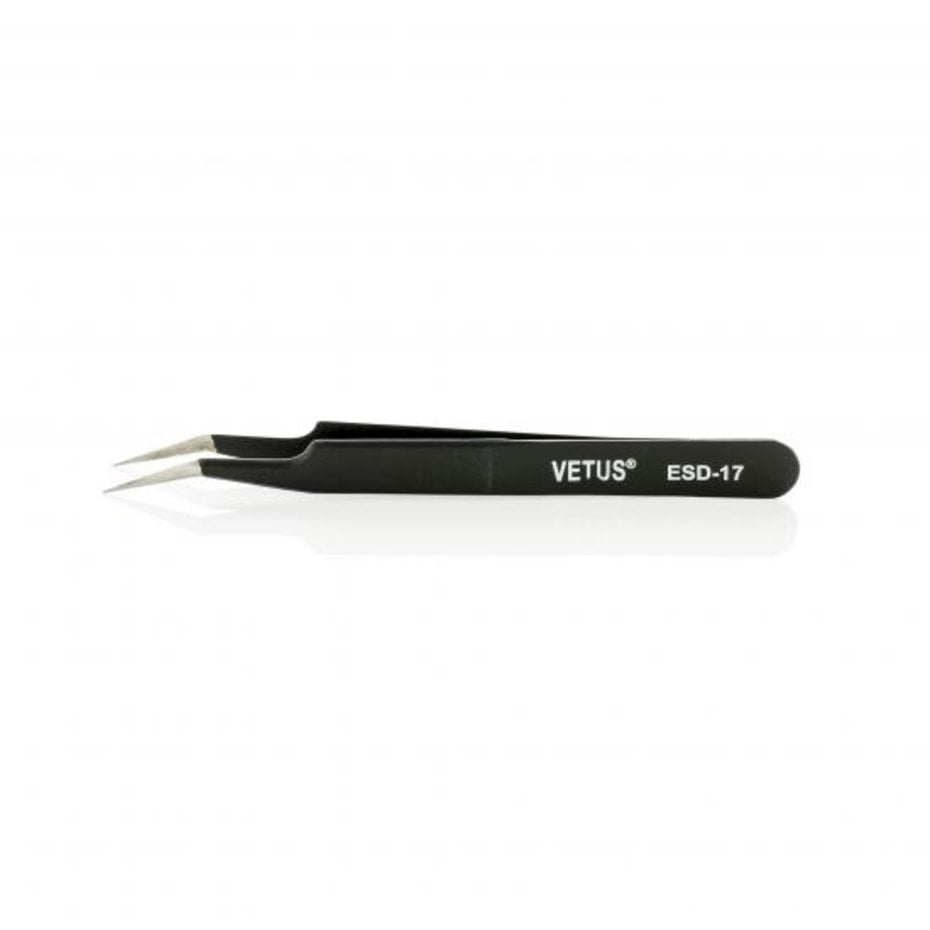 Wimper Pincet Vetus Tweezer Black- Esd 17