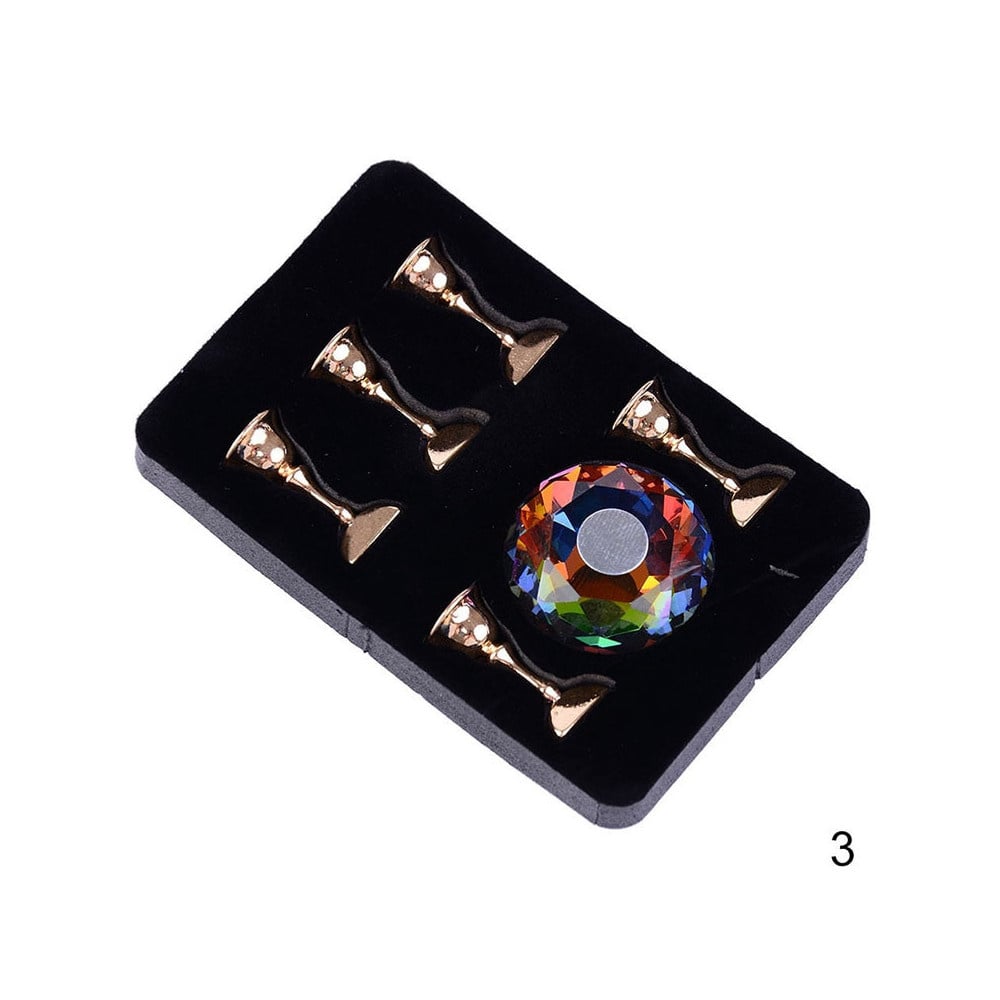 Magnetische Nail Art Standaard Met Iriserende Diamant Nr. 3