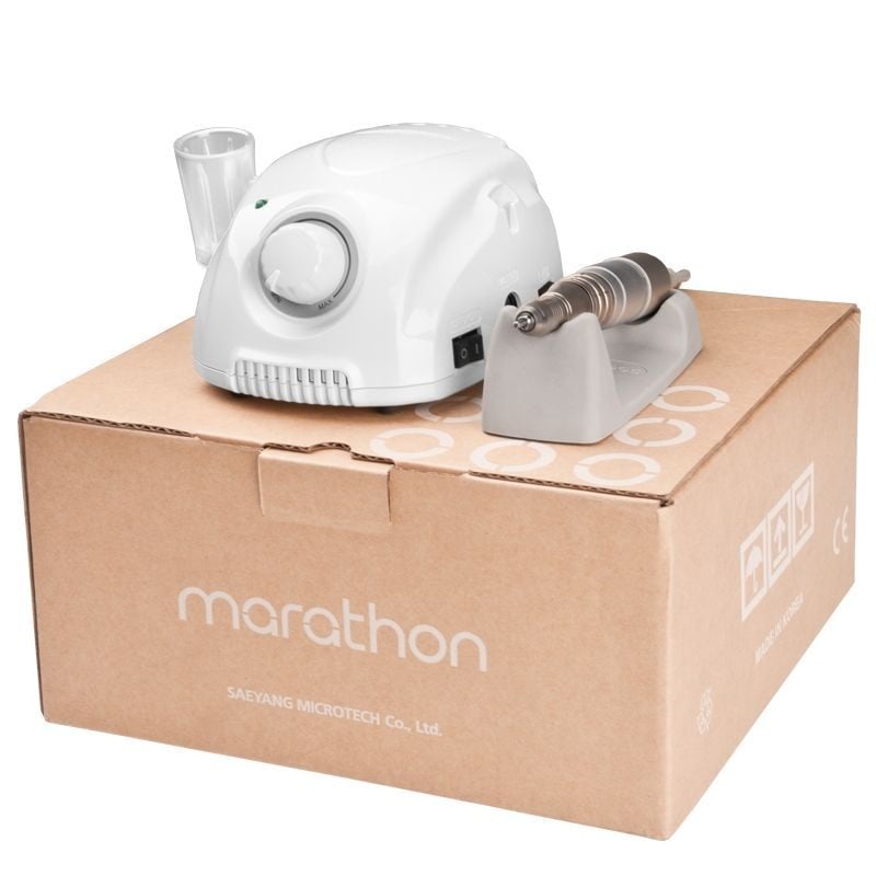 Saeyang Electrische Nagelvijl Marathon 3 Champion + H200Wit, Nagelfrees