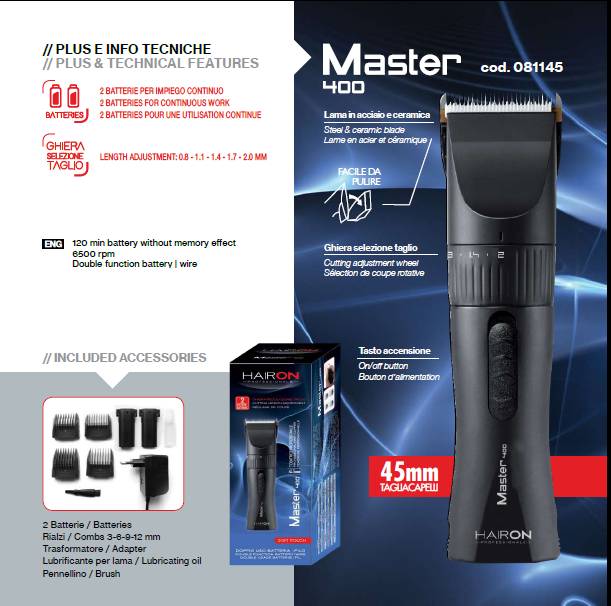 HairOn Beard & Hairclipper Master 400