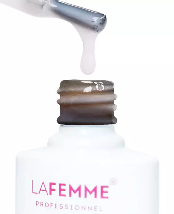 La Femme Milky White Top Coat No Wipe Uv&Led 8Gr M001