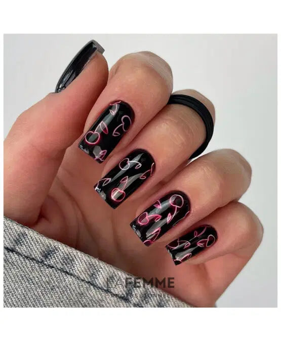 La Femme Gelpolish Black Shadow H073