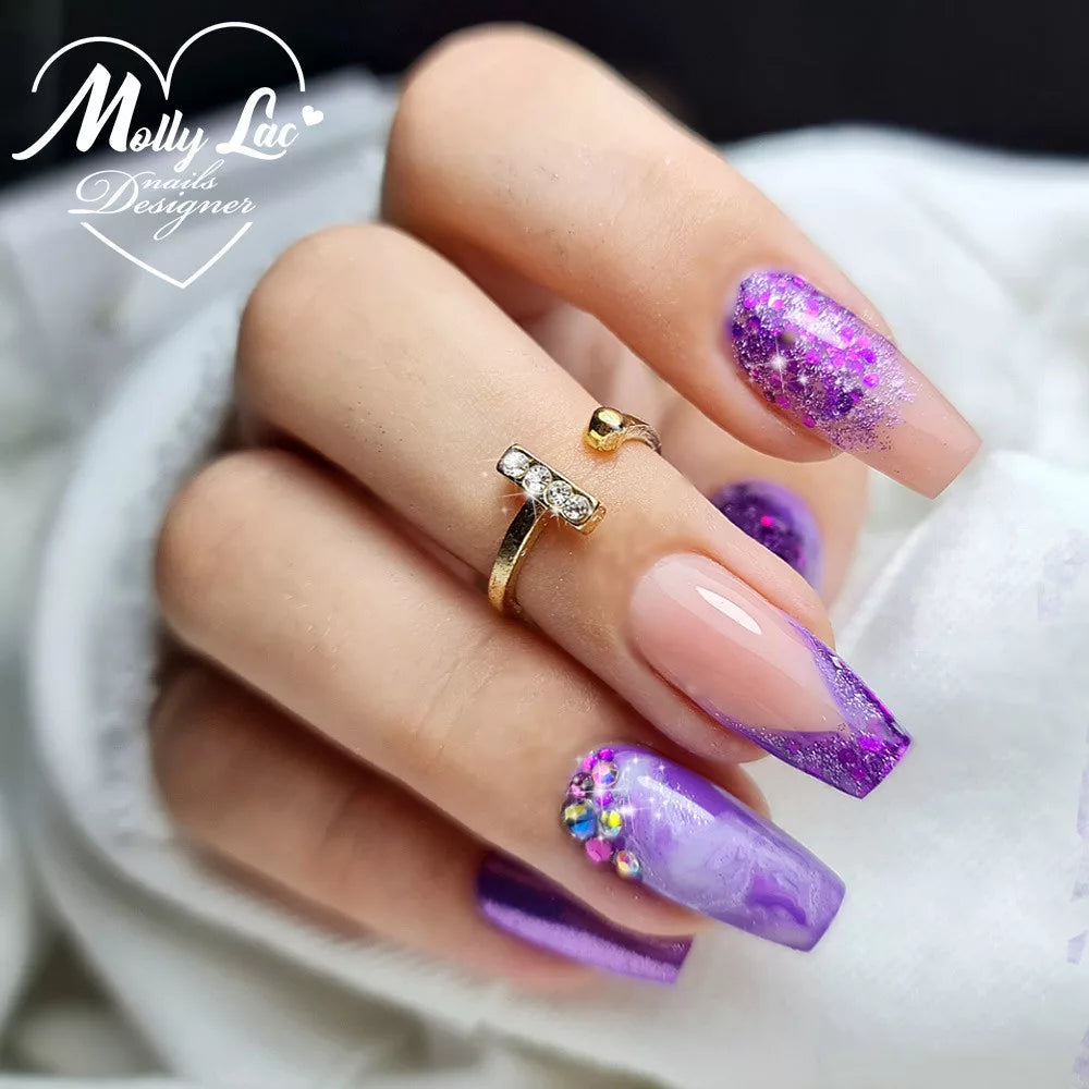 Nail Powder Ultraviolet Effect Nr.4