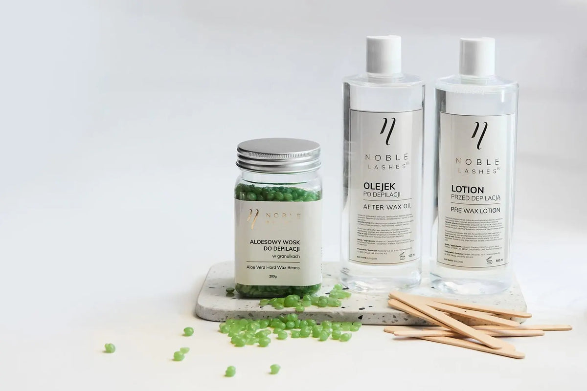 Noble Brow Wax Set Aloe Vera