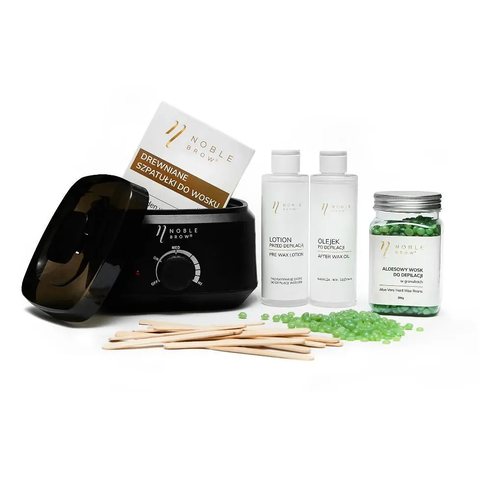 Noble Brow Wax Set Aloe Vera