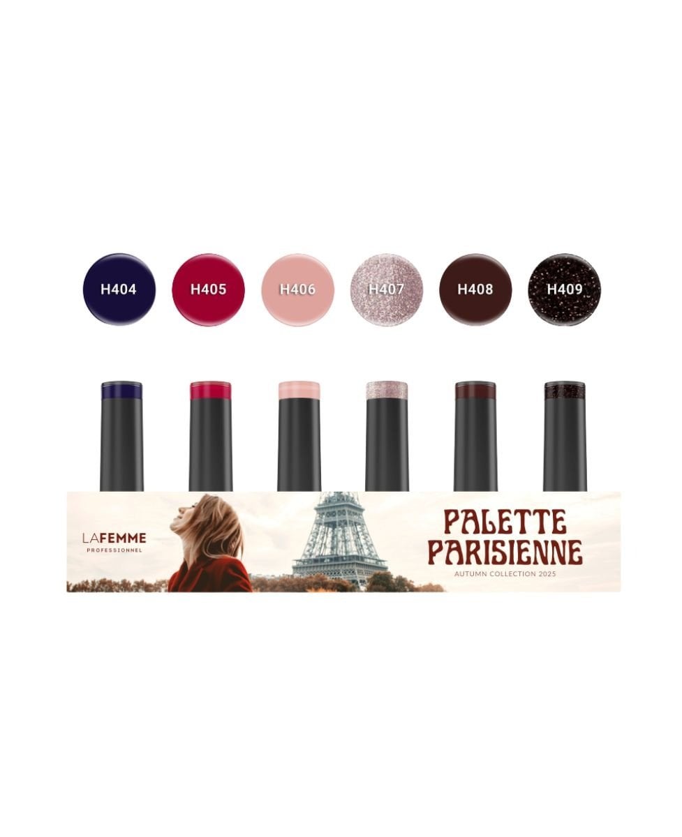 La Femme H409 Gel Polish - Chocolade Glitter Nagellak 8G