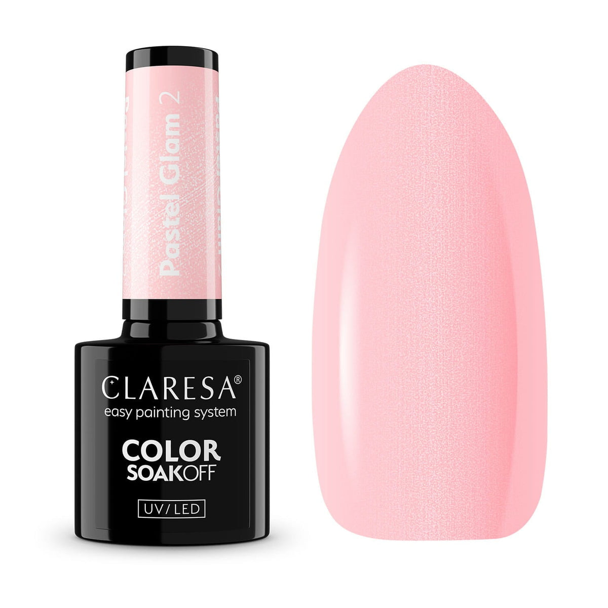 Claresa Pastel Glam 2 Gellak | Melkroze Lipgloss Nagels
