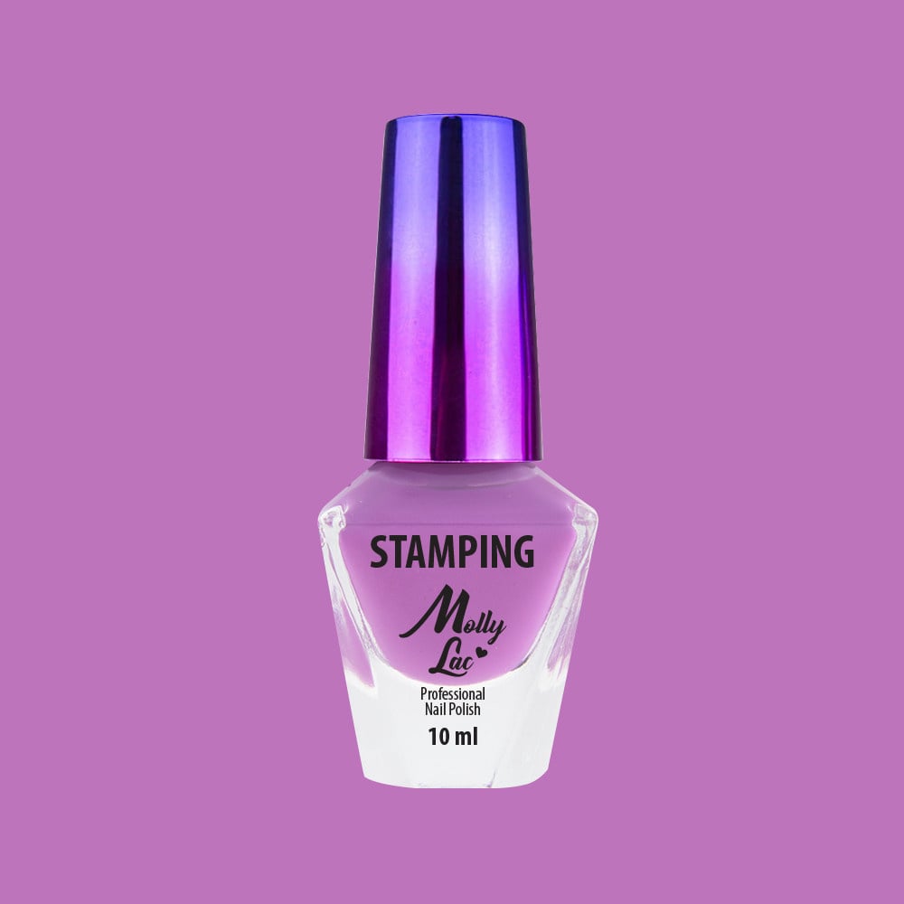Molly Stempel- En Stempellak Roze 10Ml Nr. 6