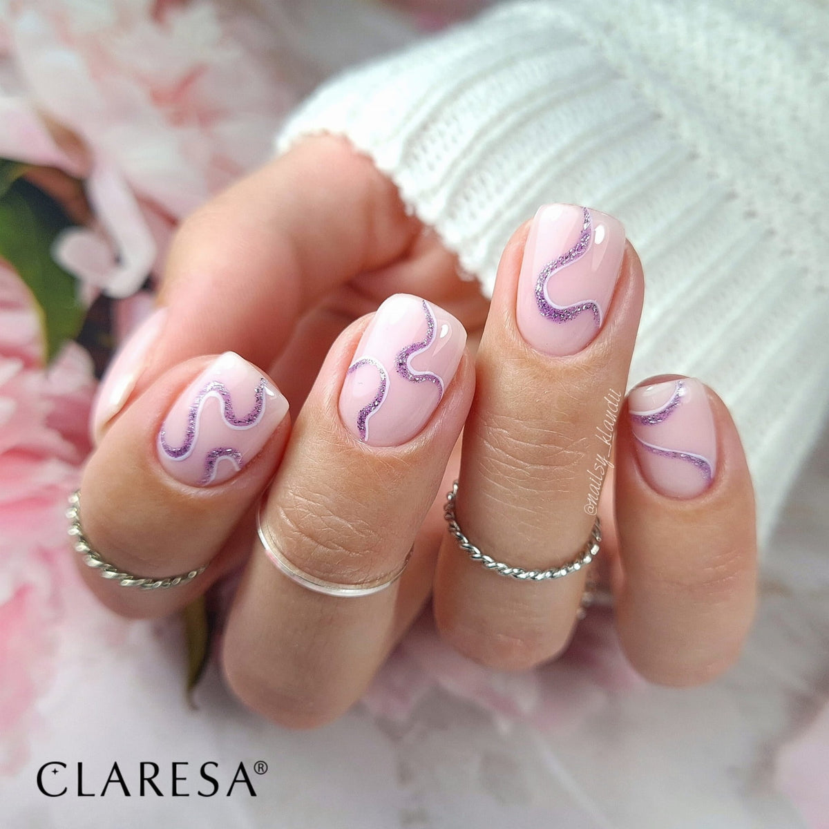 Claresa Soft & Easy Buildergel Uv/Led, Milky Pink Nailstyling