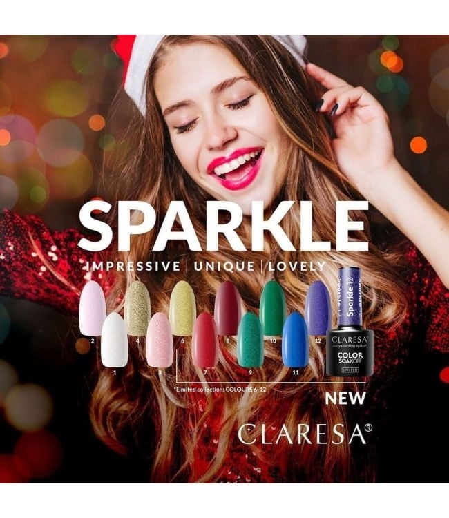 Claresa Gel Polish Sparkle 3 -5G