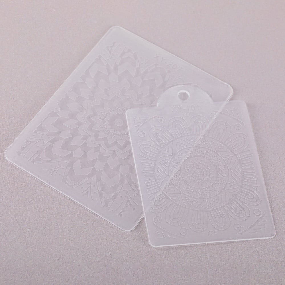 Dubbele Siliconen Nagelstempel Met Kristallen