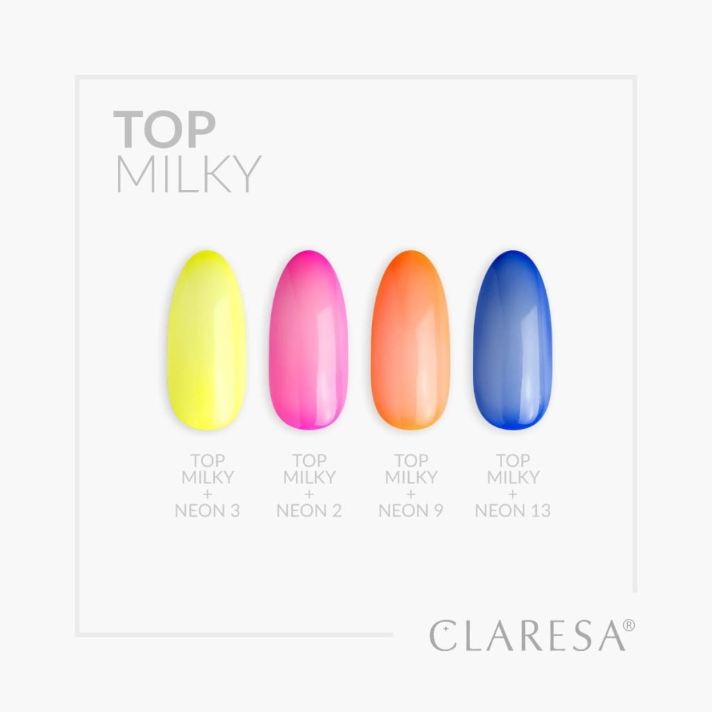 Claresa Top Coat Milky 5G