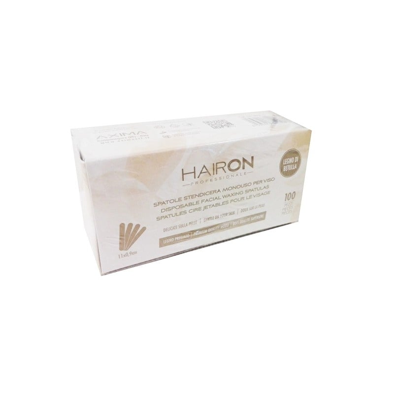 HairOn Wax Spatels Berkenhout Gezicht 100 stuks