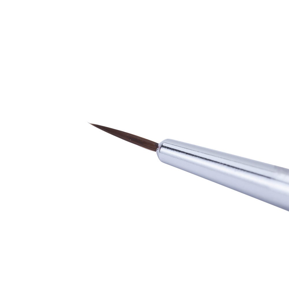 Molly Witte Kunststof Nailart Penseel, Borstellengte 10 Mm,